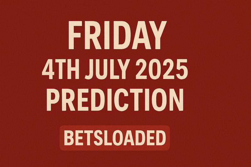 Best Football Predictions Today – Friday 4th July 2025