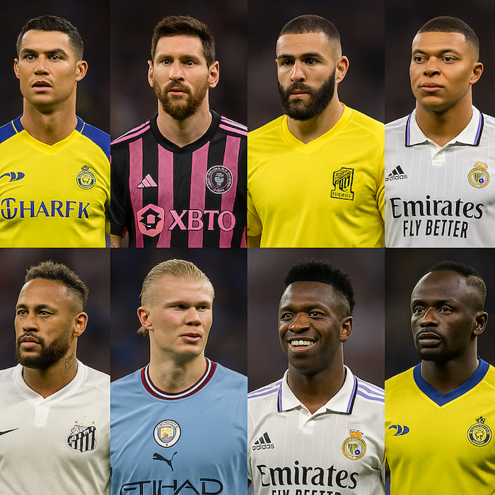 Top 8 Highest-Paid Footballers in 2025 and Their Eye-Watering Earnings