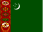 Turkmenistan country flag