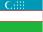 Uzbekistan country flag
